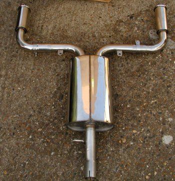 Sportschalldämpfer in Edelstahl