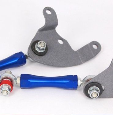 Getriebestabilisatorsatz voll einstellbar, wird mit zwei Halteblechen, 2 Stabilisatoren und Montagematerial geliefert