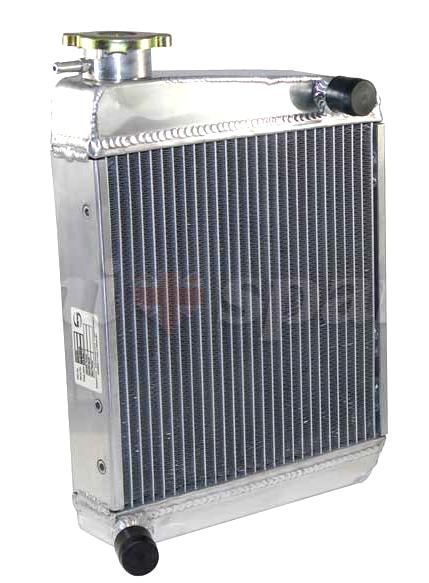 Hochleistung Wasserkühler 2-Reihen für alle getunten Motoren, mit Gewinde für Thermoschalter