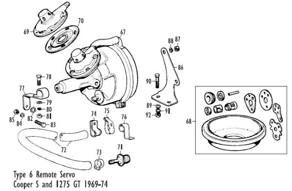 Bremskraftverstärker 1275 GT