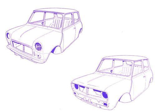 Rohkarosserien Mini & Clubman/1275GT