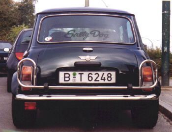 Hier noch einmal von hinten